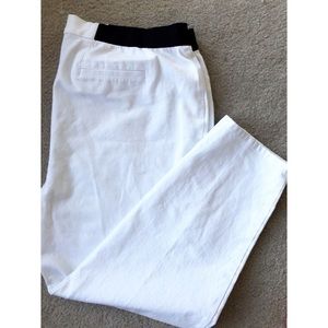 Lafayette 148 New York Pants - LAFAYETTE 148 NEW YORK WHITE CROPPED PANTS SZ 2X Lafayette 148 New York Pants - LAFAYETTE 148 NEW YORK WHITE CROPPED PANTS SZ 2X